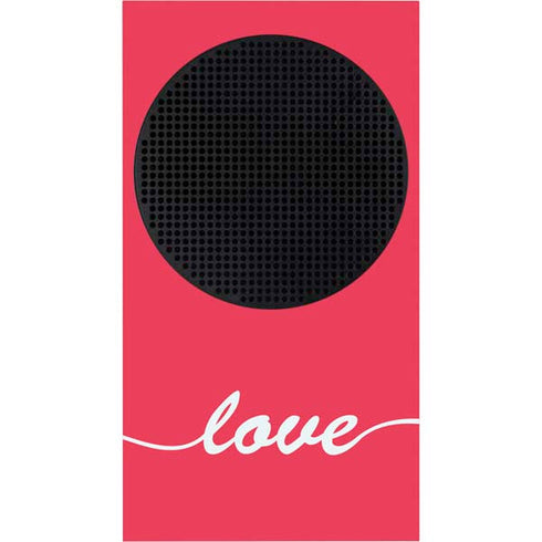 Love Banner Xbox Series S Console Skin